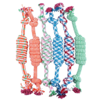 Yani Dct 8 Dogs Favorite Chew Knot Toy Braided Pet Bone Cotton Rope Durable Safety Cleaning Toys