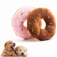 Yani Hp Pt4 Pet Toys Soft Plush Toy Sound Cat Toy Dounts Puppy Teeth Cleaning Pet Supplies