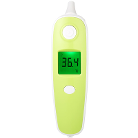 Yi 100a Digital Ir Infrared Thermometer Non Contact Ear Forehead Object Temperature Tester For Baby Adult Lcd Fever Alarm ℃/℉