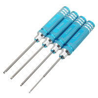 Yz 008 4pcs 1.5/2.0/2.5/3.0Mm Hexagonal Steel Screwdriver Tool Set For Rc Model