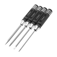 Yz 011 4pcs 3.0/4.0/5.0/6.0Mm Straight Screwdriver Tool Set For Rc Model