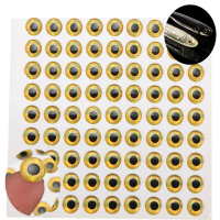 Zanlure 500pcs 4mm Epoxy Resin Fish Eyes 3d Holographic Fishing Lure Eyes