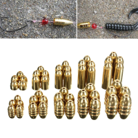 Zanlure 50pcs Weight Assorted Bullet Copper Lead Sinker Fishing 1.8/3.5/5/7/10G Durable