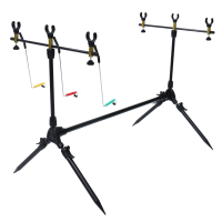 Zanlure Adjustable Retractable Carp Fishing Rod Pod Stand Holder Folding Pole Fishing Tackle