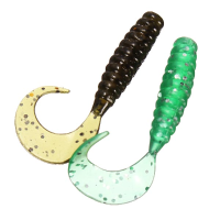 Zanlure Silicone Fishing Worm Luminous Lures Soft Bait Bass Lures