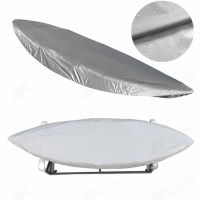 Zanlure Silver Waterproof Uv Sun Protection 3.8 4.1M Kayak Boat Canoe Storage Cover