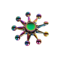 Zinc Ally Night Leaves Rotating Fidget Hand Spinner Adhd Autism Reduce Stress Focus Attention Toys