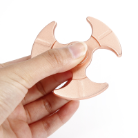 Zinc Tri Rotating Fidget Hand Spinner Adhd Autism Fingertips Fingers Gyro Reduce Stress Toys Gift
