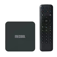 MECOOL KM7 SE 2+32GB Android11 4K TV BOX Amlogic AV1 Google Gecertificeerd Spraakbesturing Media Speler Ondersteunt 2.4G