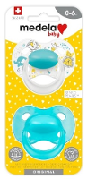 Medela Baby Original Fopspeen 0 6M   Turquoise Blue