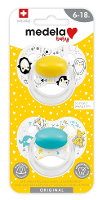 Medela Baby Original Fopspeen 6 18M   Sunshine Yellow