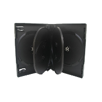 MediaRange 4 DVD Box black sleeve