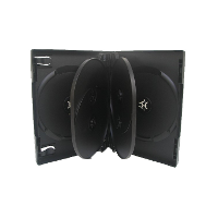 MediaRange 6 DVD Box black sleeve