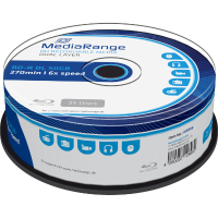 MediaRange BD R Dual Layer 50 GB, Cake 25 6x speed