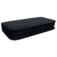 MediaRange CD tas 96 CDs/DVDs/Blu rays Nylon Zwart 1 stuk(s) (b x h x d) 289 x 88 x 168 mm BOX55