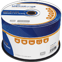 MediaRange DVD+R 4,7 GB blanco dvd's 16x, 50 stuks
