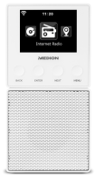 Medion E85032 (MD 87248) Internet Stopcontactradio Bluetooth, Internetradio Wit