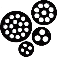 LAPP 53332290 SKINTOP® DIX M32 Halogeenvrij M32 M32 2 x 9 mm Nitril butadieen rubber Zwart 1 stuk(s)