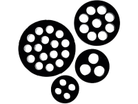 LAPP 53350147 SKINTOP DIX M 50147 Meervoudig dicht inzetstuk M50 M50 14 x 7 mm Nitril butadieen rubber Zwart (RAL 9005) 10 stuk(s)