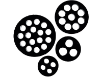 LAPP 53350680 SKINTOP DIX M 50680 Meervoudig dicht inzetstuk M50 6 x 8 mm Nitril butadieen rubber Zwart (RAL 9005) 10 stuk(s)