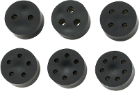 Meervoudig Dicht Inzetstuk Pg21 Rubber Zwart Kss Mh23 2f 1 Stuks