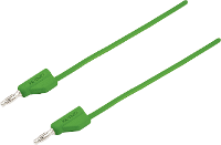 Zeer Flexibel Meetsnoer [banaanstekker 4 Mm   Banaanstekker 4 Mm] 0.5 M Groen Msb 300 10 A