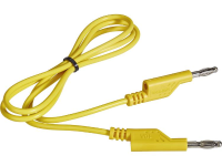 Meetsnoer [banaanstekker 4 Mm   Banaanstekker 4 Mm] 1 M Geel Voltcraft