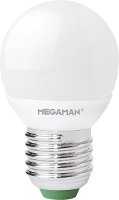 Megaman MM21123 LED lamp Energielabel G (A   G) E27 Kogel 5.5 W = 40 W Warmwit (Ø x l) 45 mm x 84 mm Dimbaar 1 stuk(s)