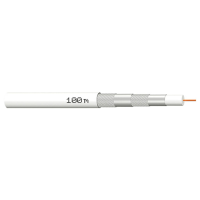 MegaSat 100066 Coaxkabel Buitendiameter: 7.2 Mm Wit 100 m