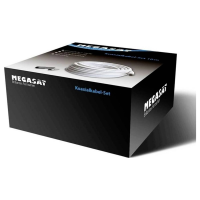 MegaSat 100146 Coaxkabel Buitendiameter: 7 mm 110 dB Wit 20 m