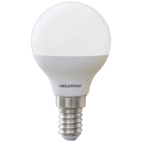 Megatron MT65001 LED lamp Energielabel F (A   G) E14 Kogel 5.5 W Warmwit (Ø x h) 45 mm x 80 mm 1 stuk(s)