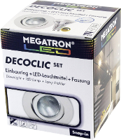 Megatron MT75401 Inbouwlamp LED GU10, GU5.3 6 W Wit