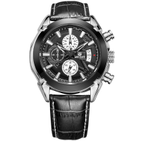 Megir 2020 Men Fashion Watch Multi Functional 3d Design Male Brand Quartz Watch