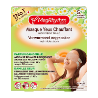 MegRhythm Verwarmend Oogmasker   Kamille