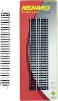 Mehano 30851 H0 set van 4 rechte rails