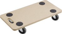 Meister Werkzeuge 0821300 Plateauwagen MDF Laadvermogen (max.): 200 Kg 110 mm Aantal rollers 4