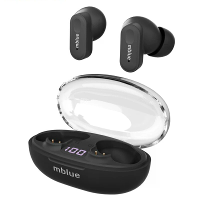 MEIZU Mblue AR01 In ear Headset Draadloos bluetooth 5.4 Oortelefoon Dual Coaxiaal Driver Eenheid 360° Surround Stereo AI