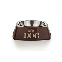 Melamine Best Dog Voerbak Vierkant Bruin L