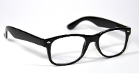Melleson Optics Leesbril Wayfarer Glans Zwart +2.00