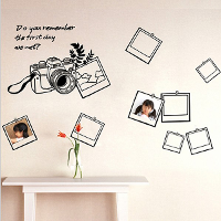 Memory Hand Drawn Diy Photo Wall Removable Wall Sticker