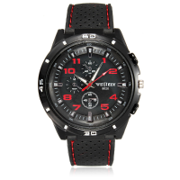 Men Military Pilot Aviator Army Silicone Sport Wrist Watch