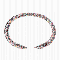 Men Punk Alloy Large Bangles Viking Bracelet
