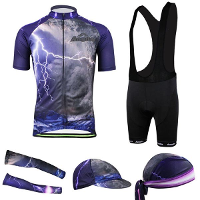 Men's 3d Cycling Bicycle Clothing Bike Cloth Bib Shorts Shirt Jersey