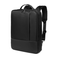 Menico Heren 15.6 Inch Zakelijke Casual Polyester Waterdichte Laptop Aktetas Crossbody Tas Rugzak