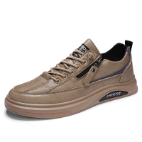 Menico Heren Comfort Lace Up Patchwork Side Zip Athleisure Outdoor Schoenen