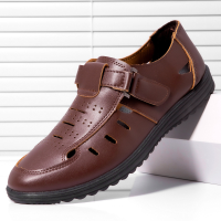 Heren Comfy Hook Loop Hollow Out Business Casual Dress Sandalen