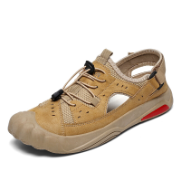 Heren Outdoor Mesh Splicing Ademende Casual Strandsandalen