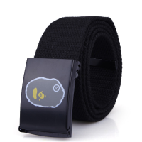 Mens Fashion Canvas Hip Hop Color Bape Belts