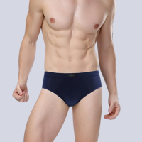 Mens Mid Rise Solid Stretch Briefs Panty Natural Dyeing Healthy Underwear 6 Colors