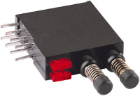 Mentor 1871.2231 1871.2231 Druktoets 60 V DC/AC 0.5 A 2x uit/(aan) Moment Rood 1 stuk(s)